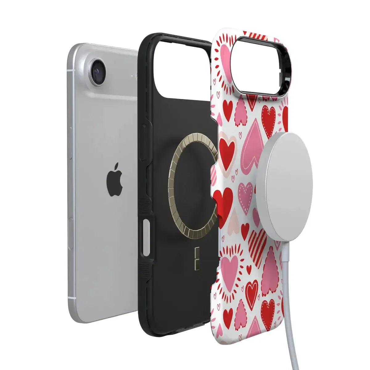 Love Struck | Heart Stickers Case