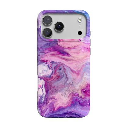 Tie Dying Over You | Purple Marble iPhone Case