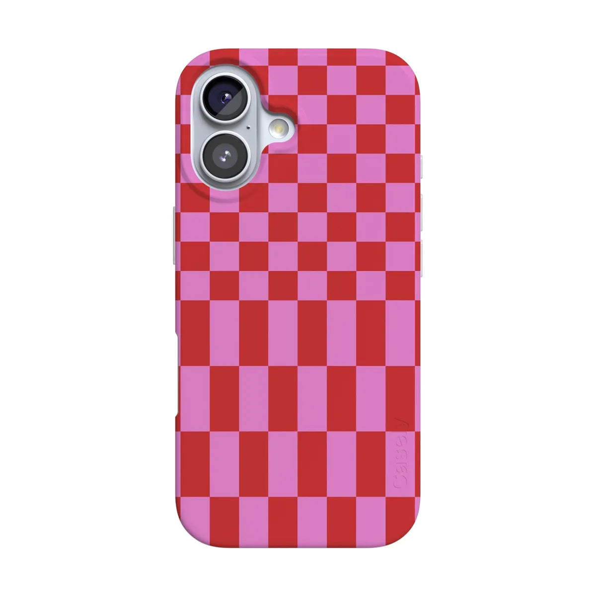Vibe Check | Pink Checkerboard Case