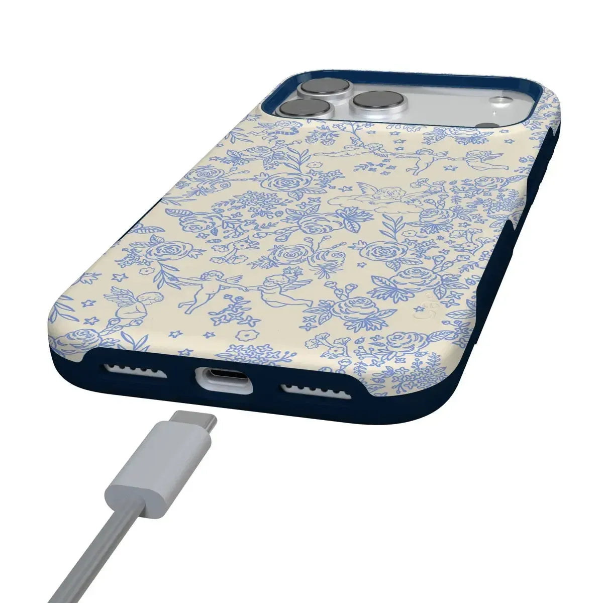 Cupid's Canvas | Periwinkle Floral Case