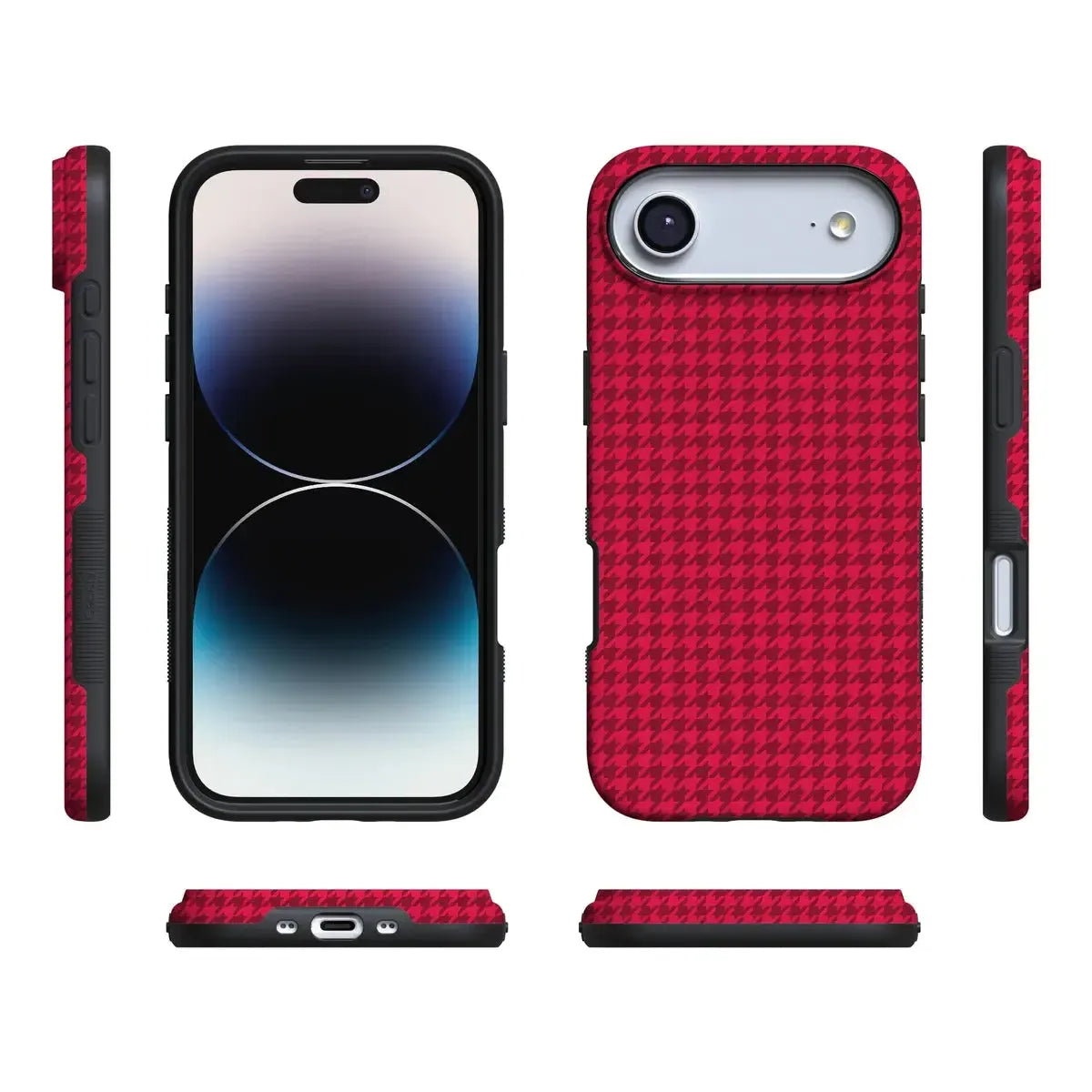 Best Dressed | Red Houndstooth Case