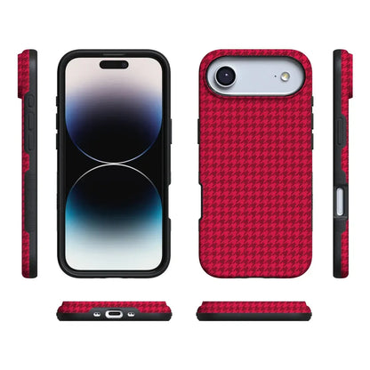 Best Dressed | Red Houndstooth Case