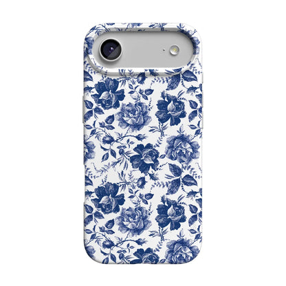 Rose to Fame | Blue & White Rose Floral Case