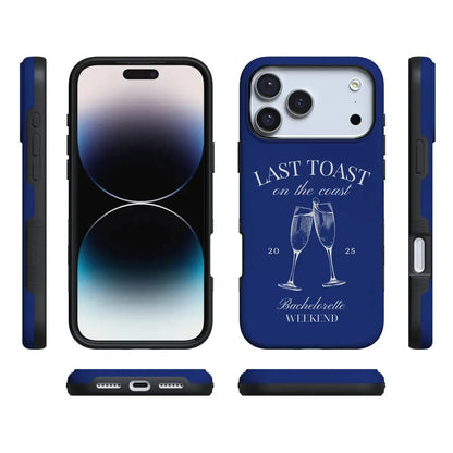 Last Toast | Blue Coastal Bachelorette Case