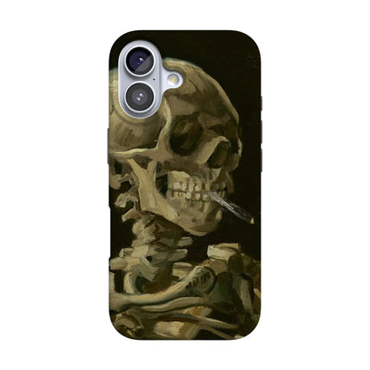 Van Gogh | Head of a Skeleton with a Burning Cigarette Phone Case