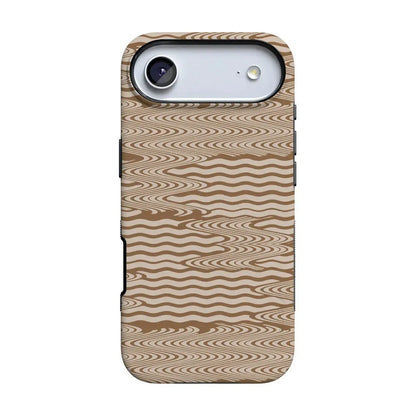 Mocha Ripple | Brown Waves Case