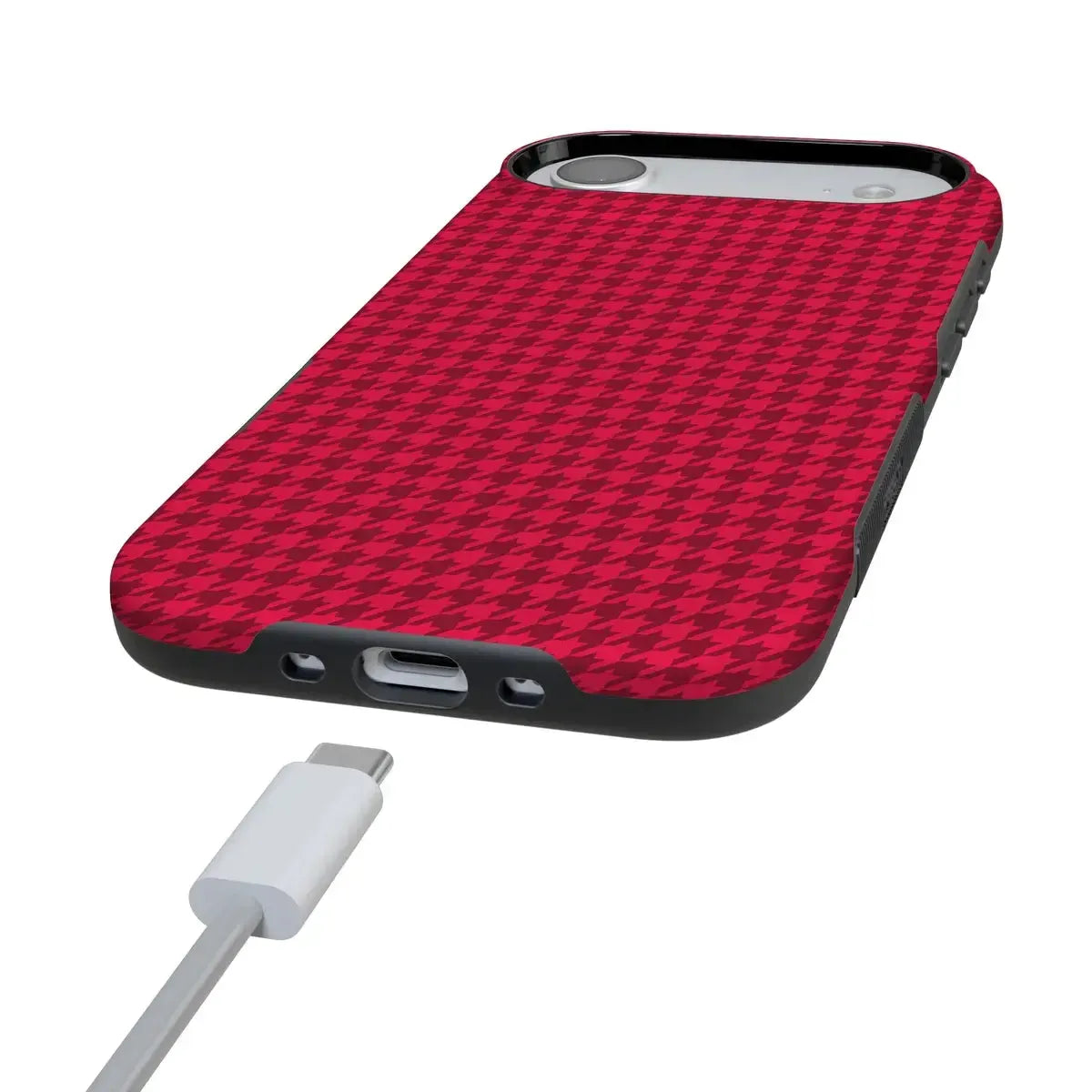 Best Dressed | Red Houndstooth Case