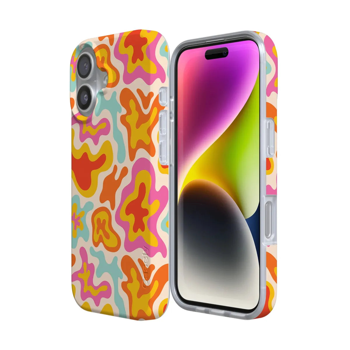 Tropical Color Splash | Abstract Retro Case