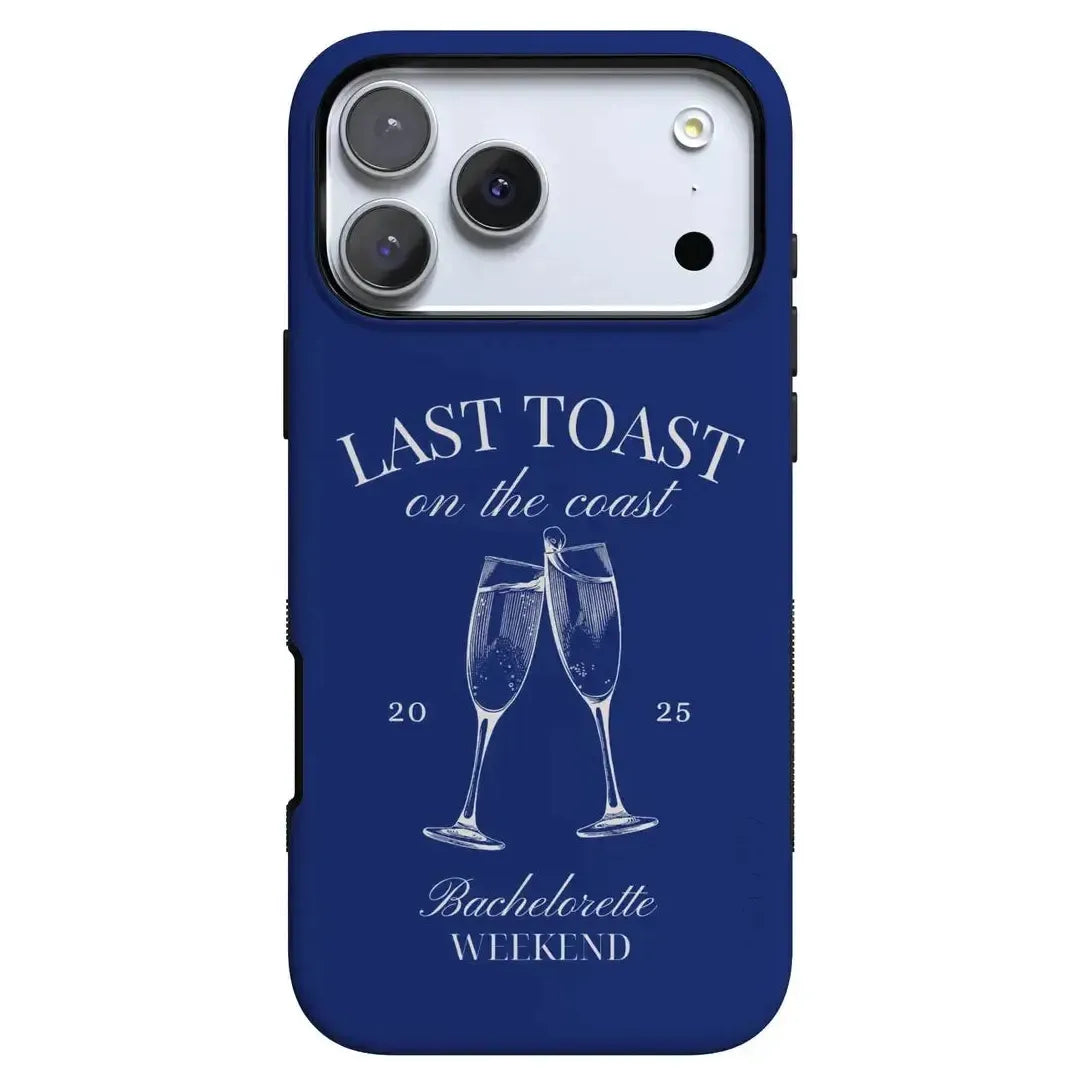 Last Toast | Blue Coastal Bachelorette Case