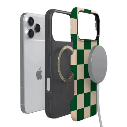 Fit Check | Green Checkerboard Case
