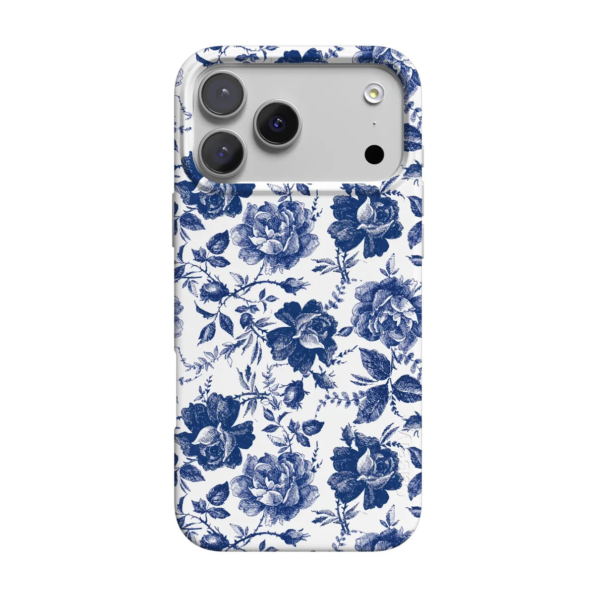 Rose to Fame | Blue & White Rose Floral Case