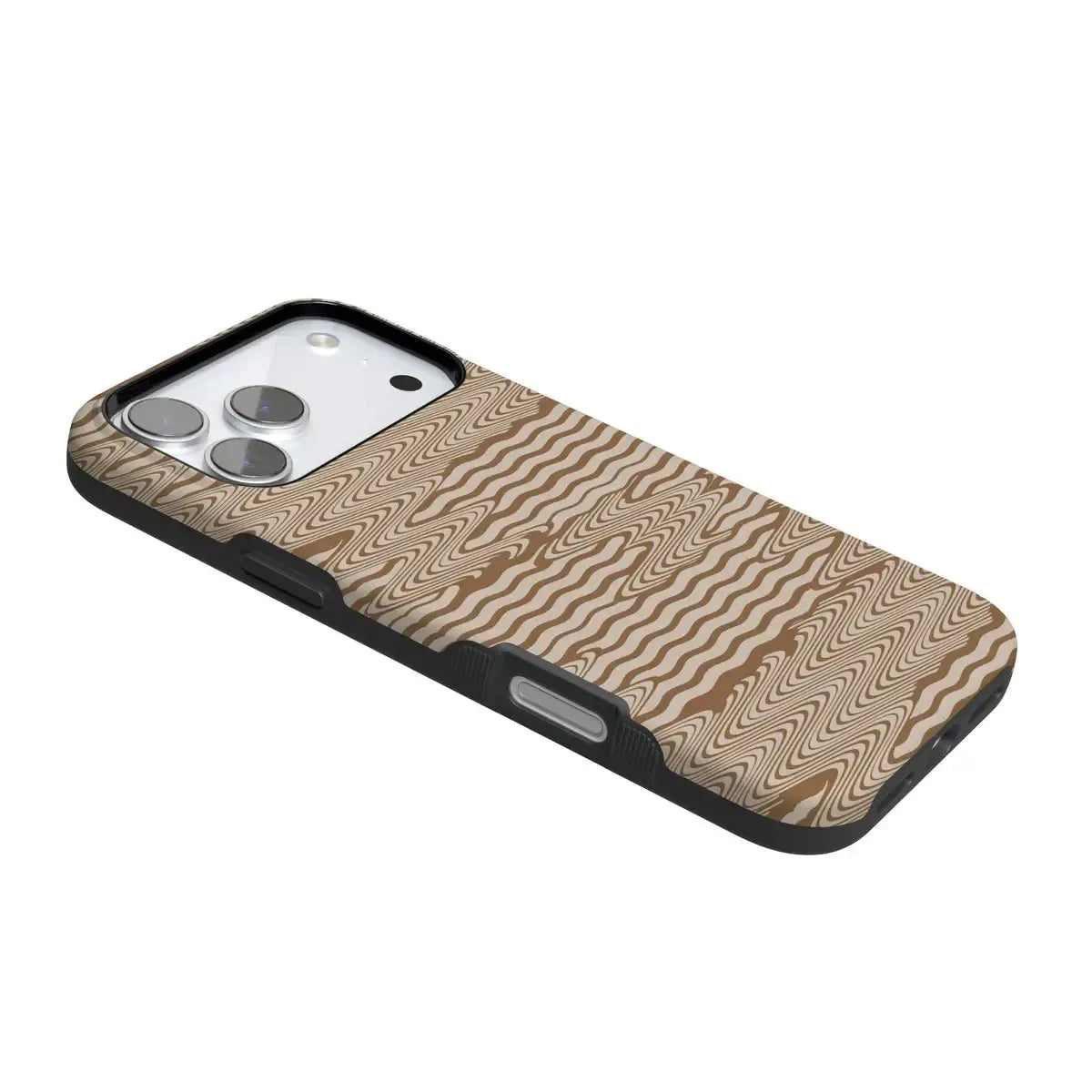 Mocha Ripple | Brown Waves Case