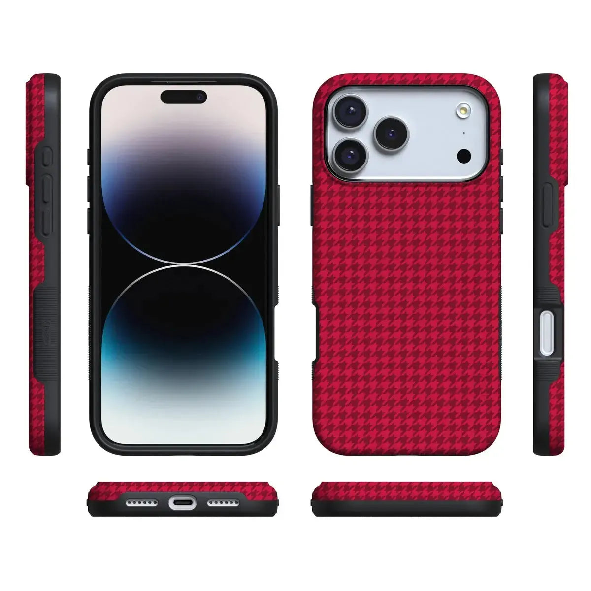 Best Dressed | Red Houndstooth Case