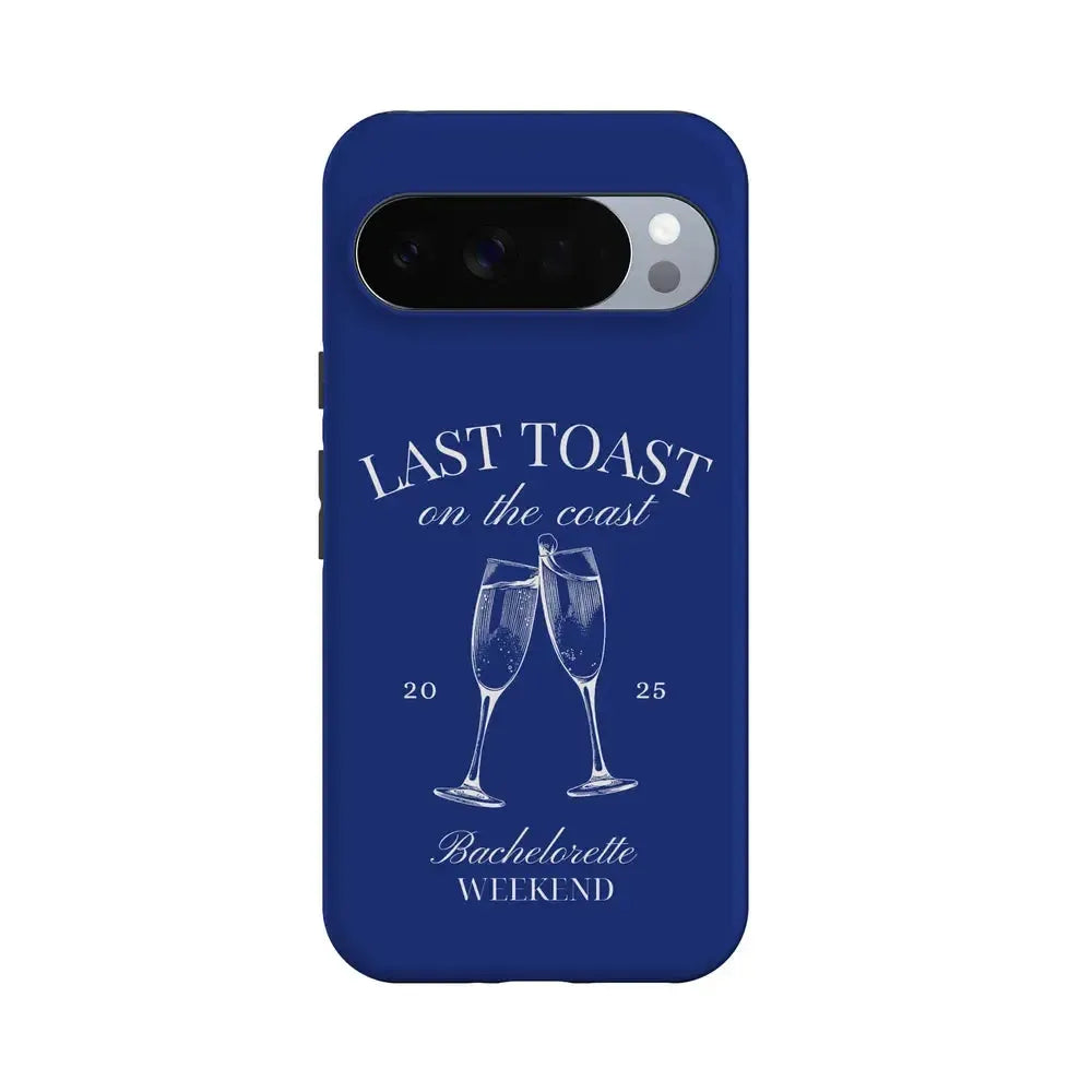Last Toast | Blue Coastal Bachelorette Case