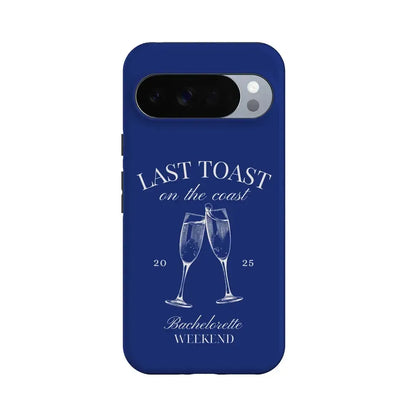 Last Toast | Blue Coastal Bachelorette Case