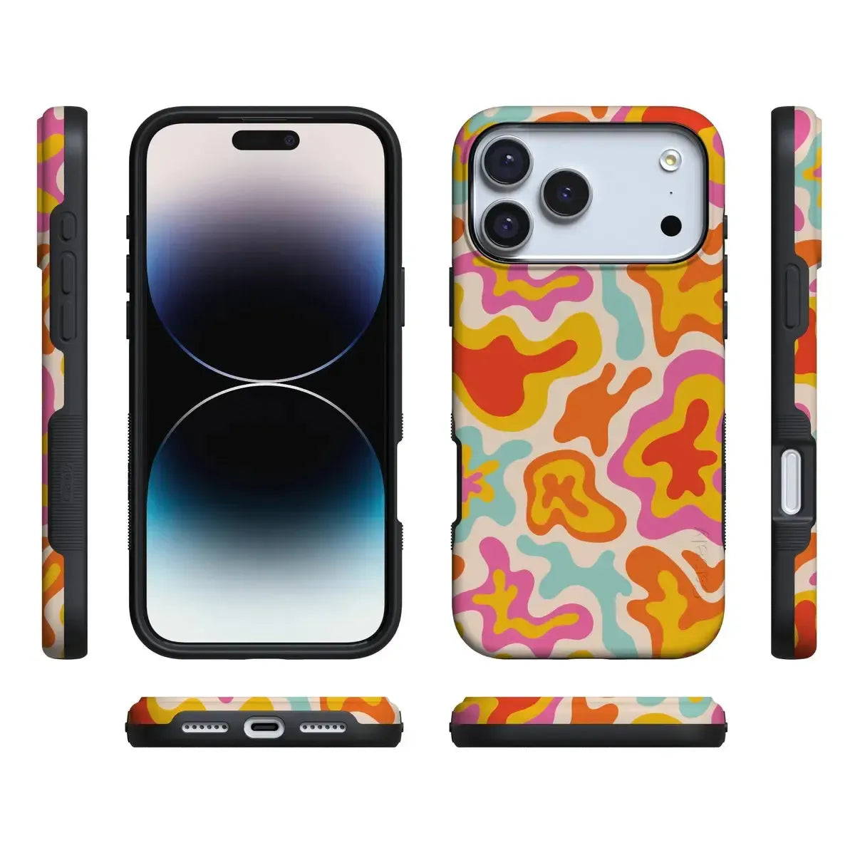 Tropical Color Splash | Abstract Retro Case