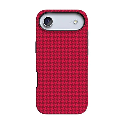 Best Dressed | Red Houndstooth Case
