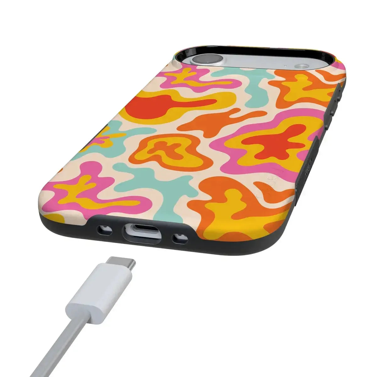 Tropical Color Splash | Abstract Retro Case
