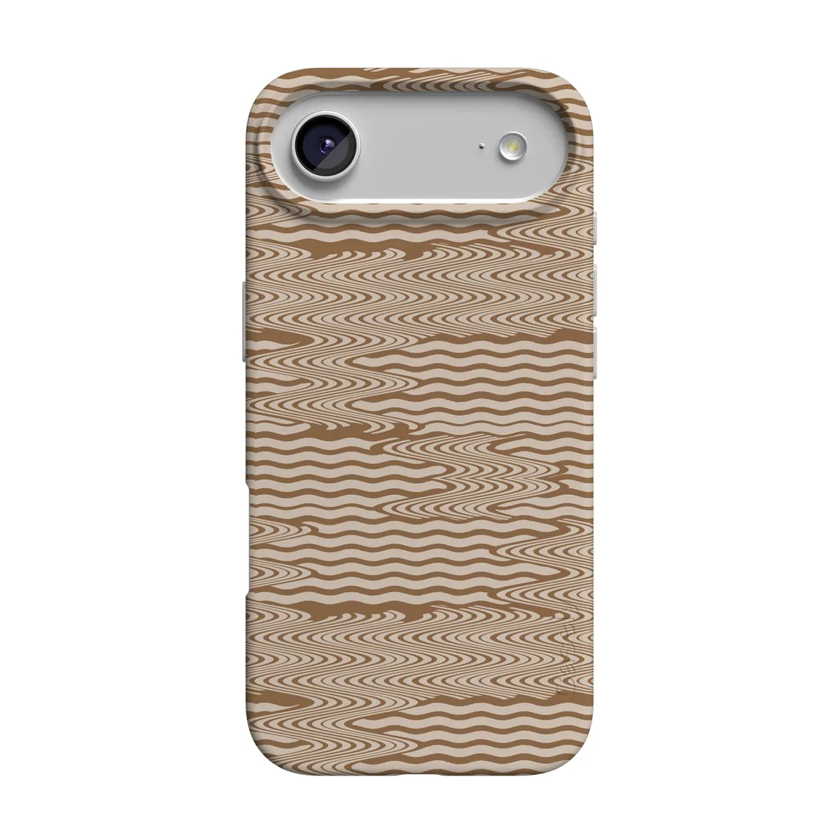 Mocha Ripple | Brown Waves Case