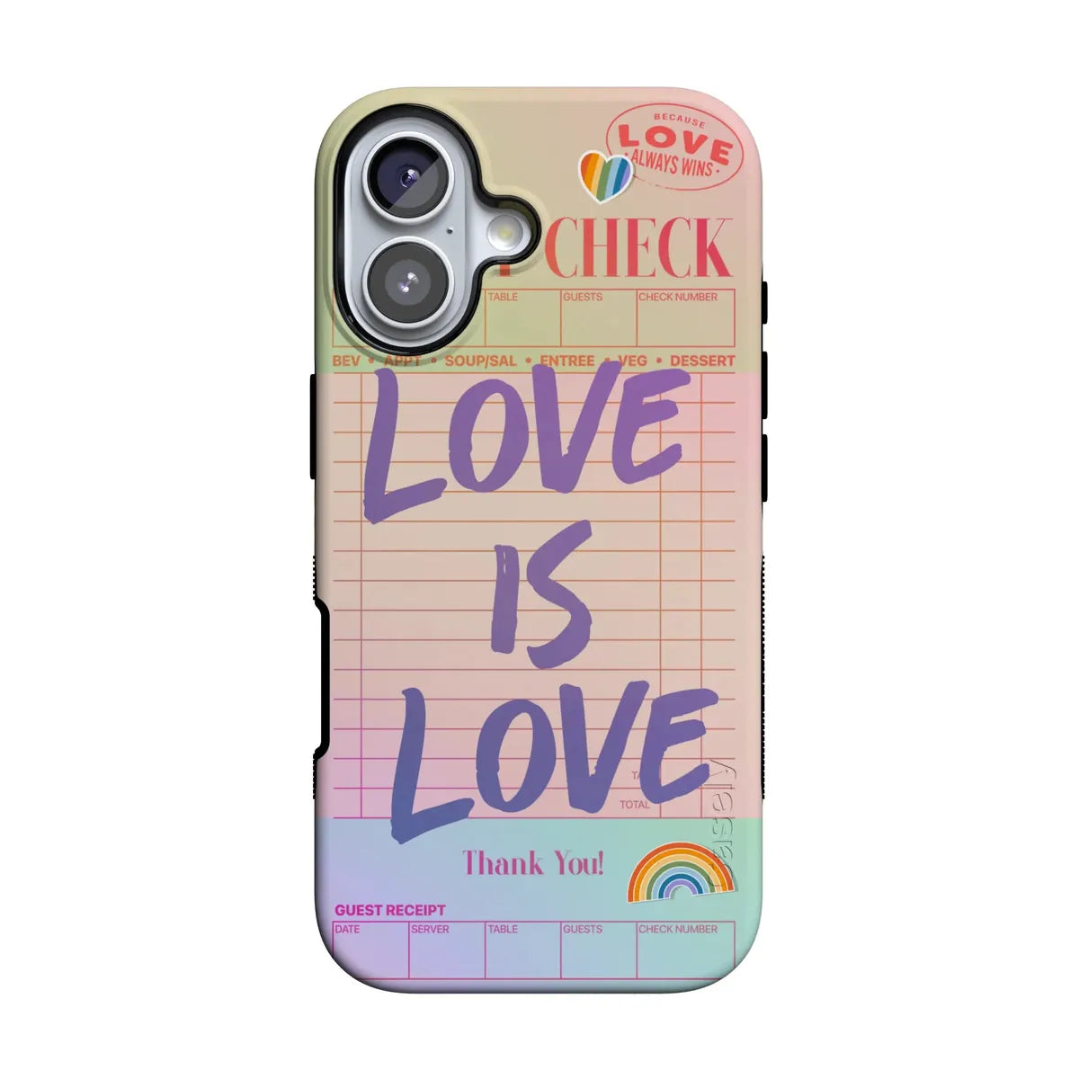Love is Love | Guest Check Pride Case