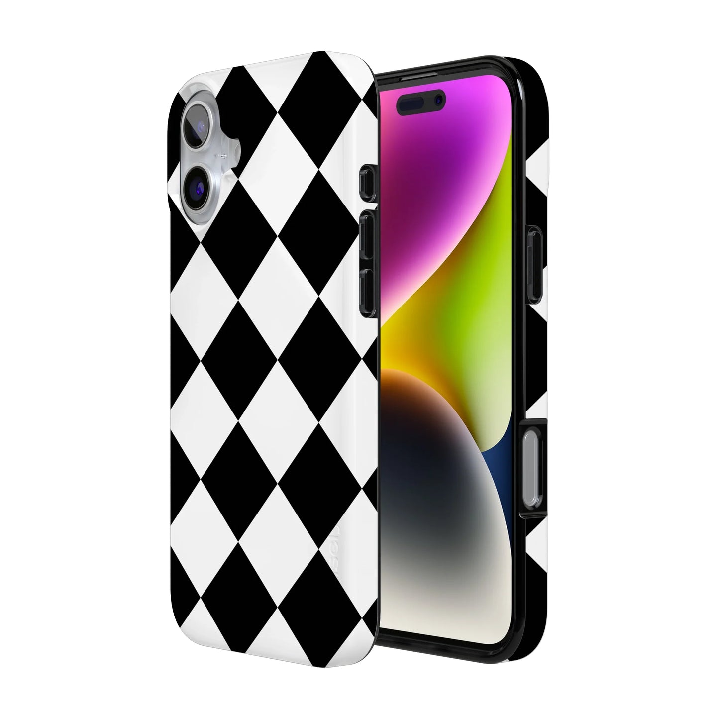 Black Checkerboard | High Contrast Design Case
