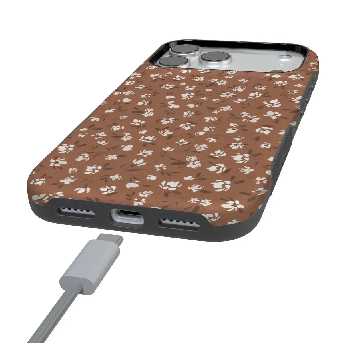 Mocha Meadow | Tiny Flowers Case