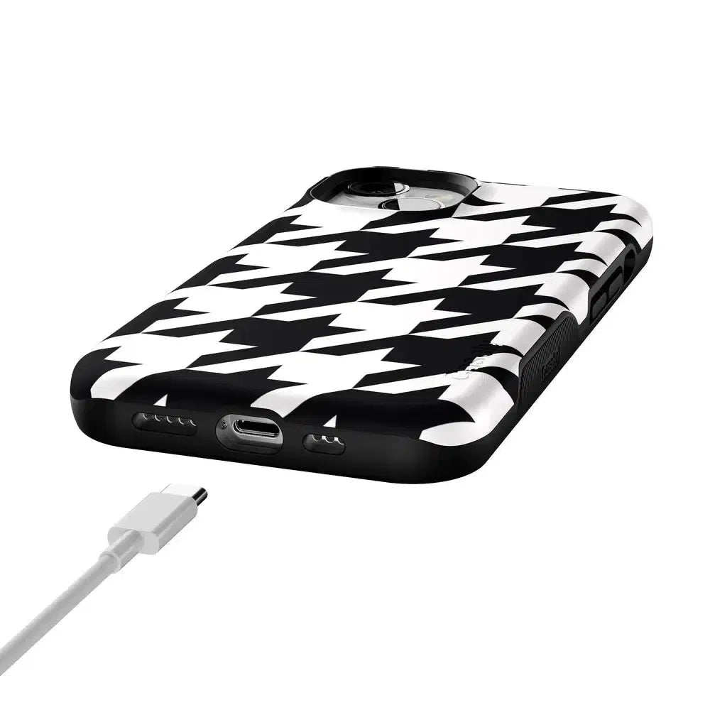 Houndstooth | High Contrast Design Case
