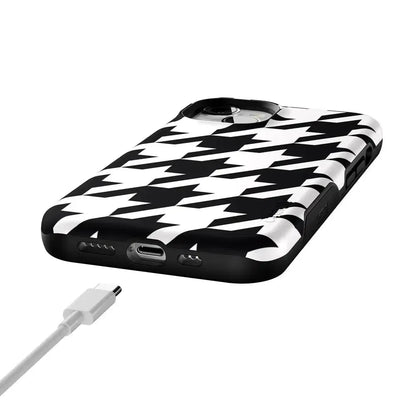 Houndstooth | High Contrast Design Case