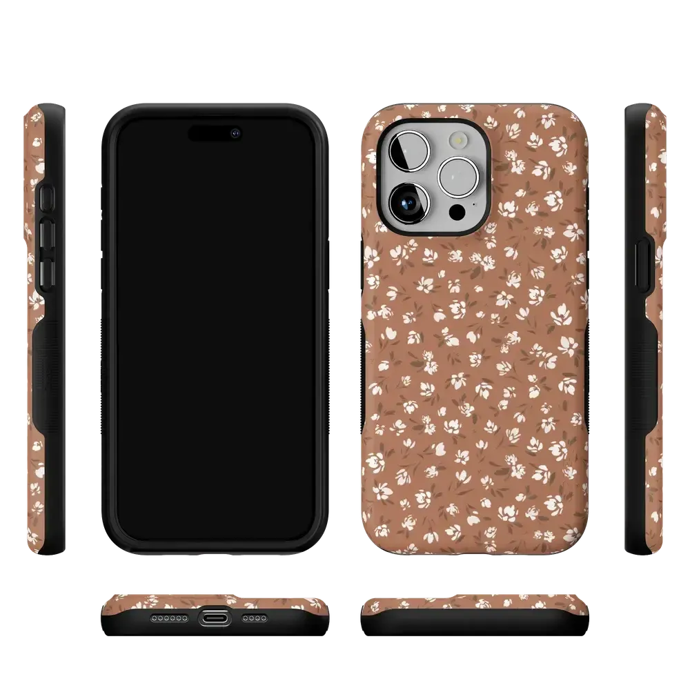 Mocha Meadow | Tiny Flowers Case