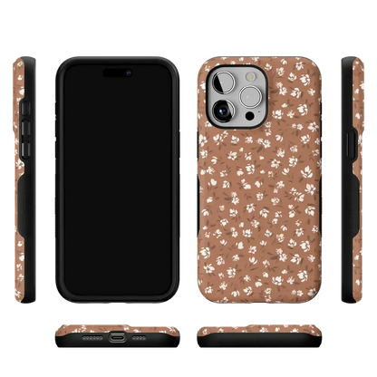 Mocha Meadow | Tiny Flowers Case