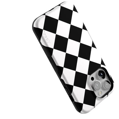 Black Checkerboard | High Contrast Design Case