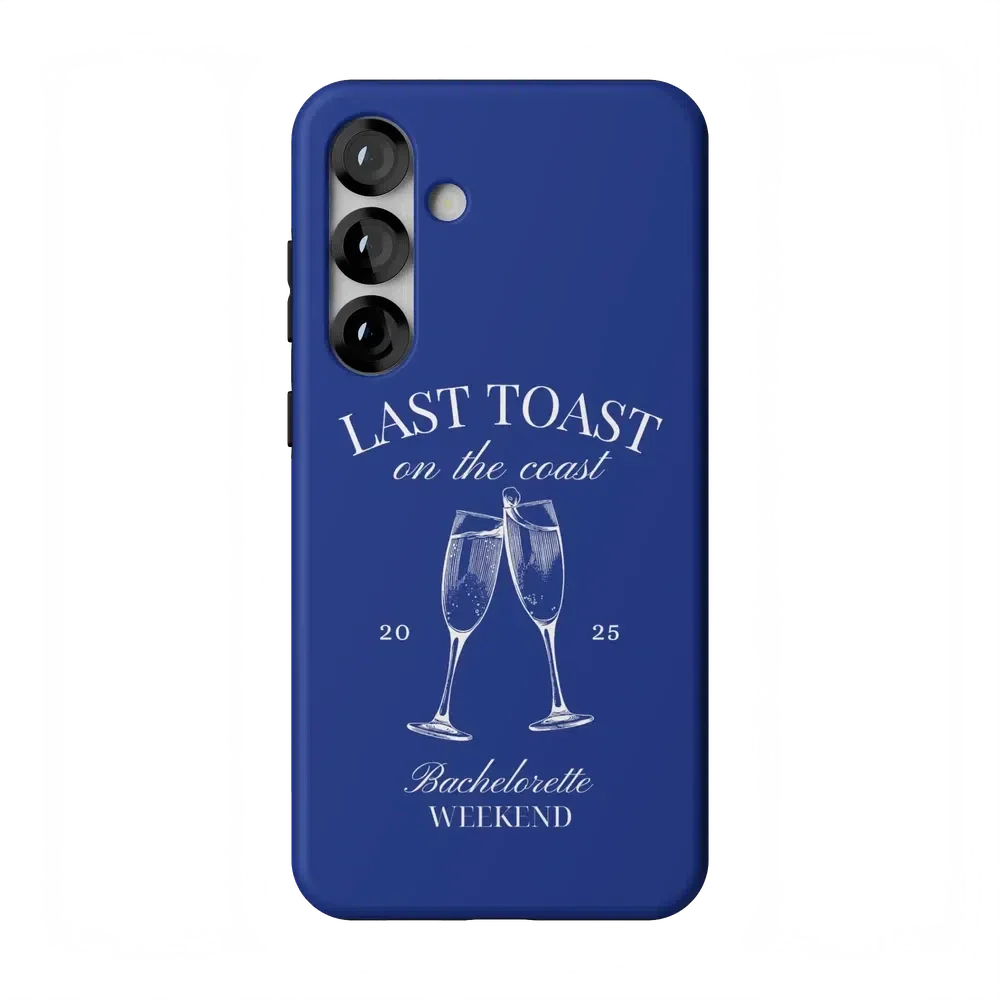 Last Toast | Blue Coastal Bachelorette Case