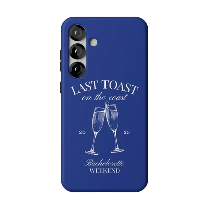 Last Toast | Blue Coastal Bachelorette Case