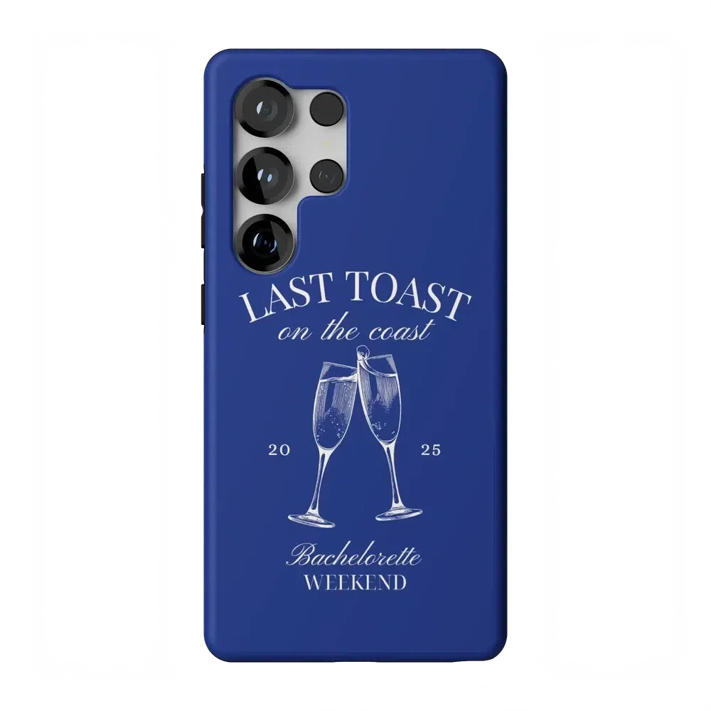 Last Toast | Blue Coastal Bachelorette Case