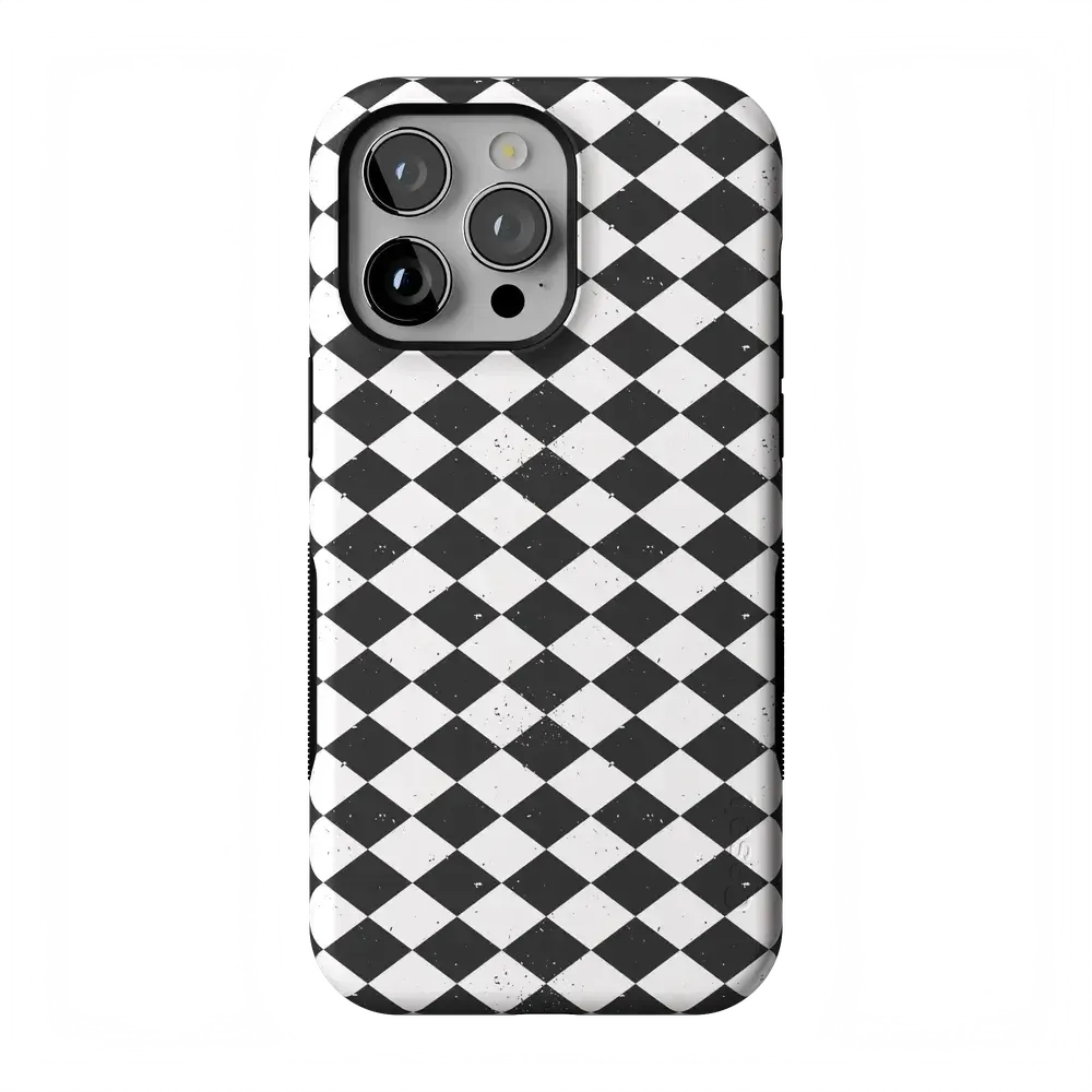 Salem's Hex | Black & White Checkered Case