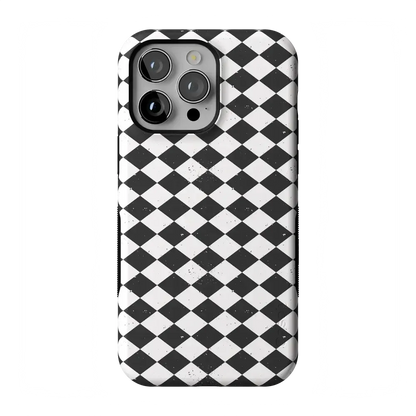Salem's Hex | Black & White Checkered Case