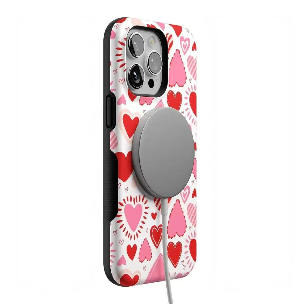 Love Struck | Heart Stickers Case