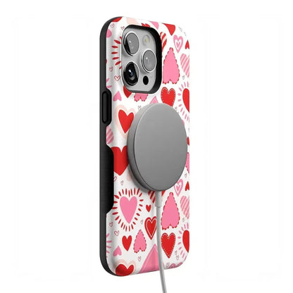 Love Struck | Heart Stickers Case