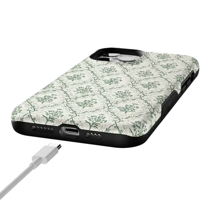 Sage Tapestry | Floral Vines Case
