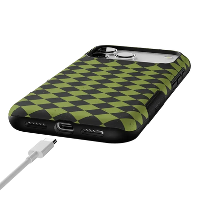 Wicked Hex | Green Checkered Case
