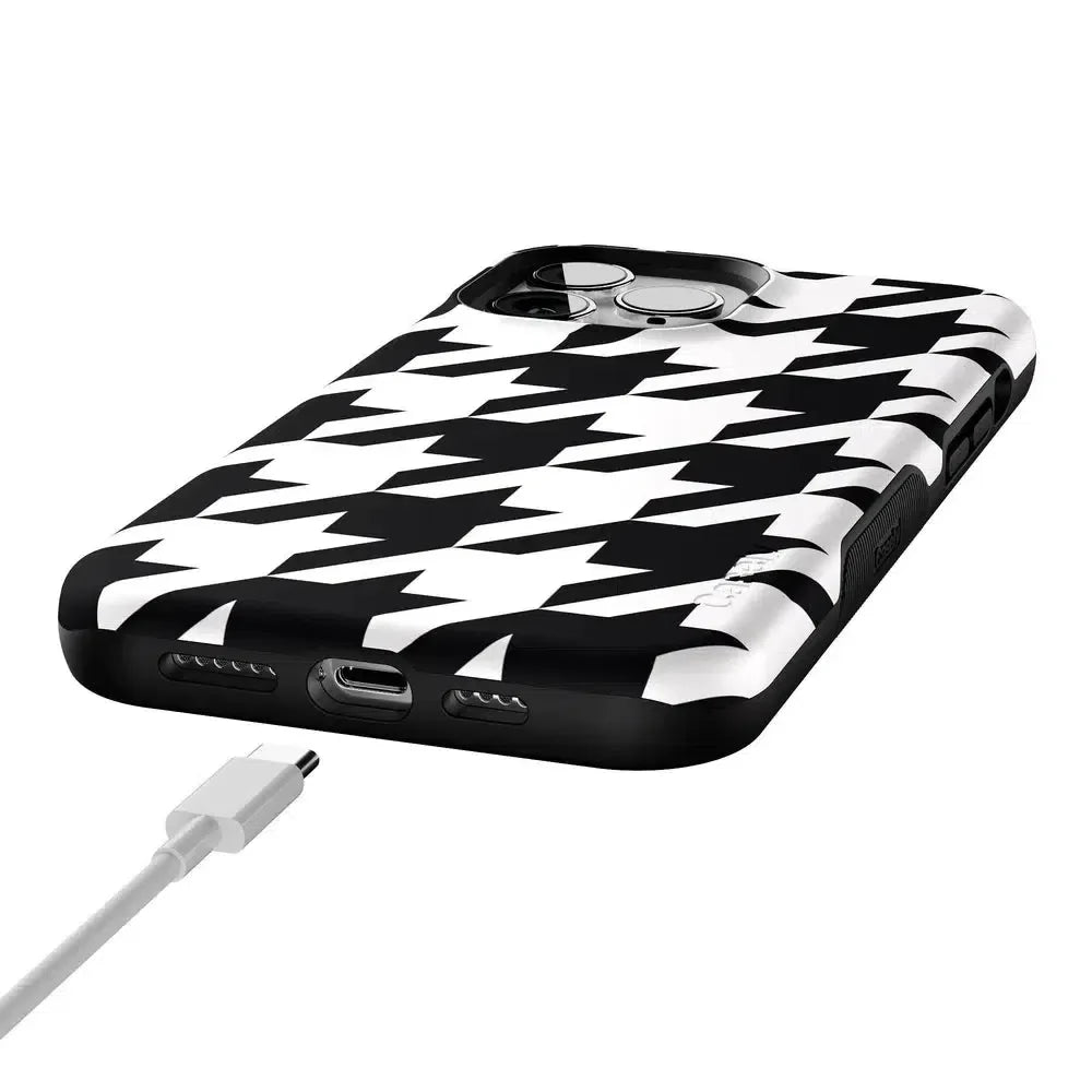 Houndstooth | High Contrast Design Case