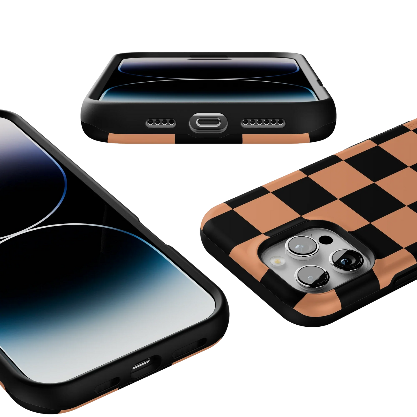 Fit Check | Black & Brown Checkerboard Case