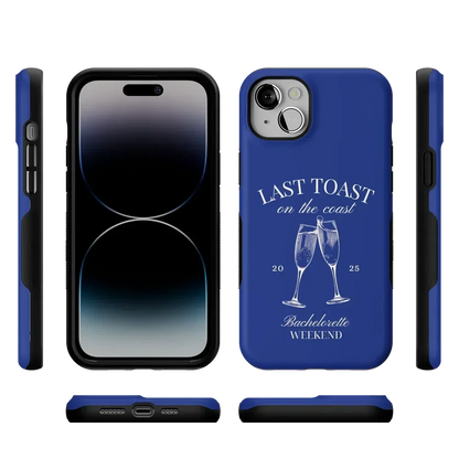 Last Toast | Blue Coastal Bachelorette Case