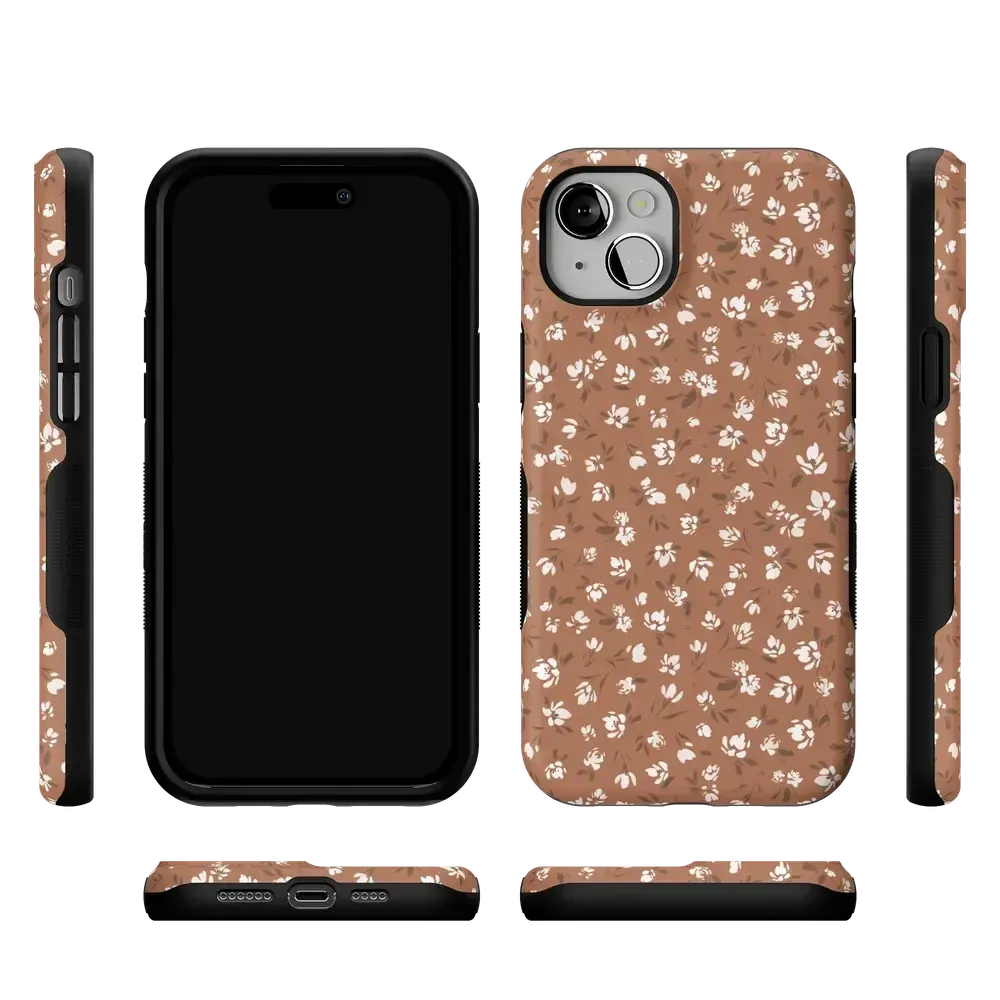 Mocha Meadow | Tiny Flowers Case