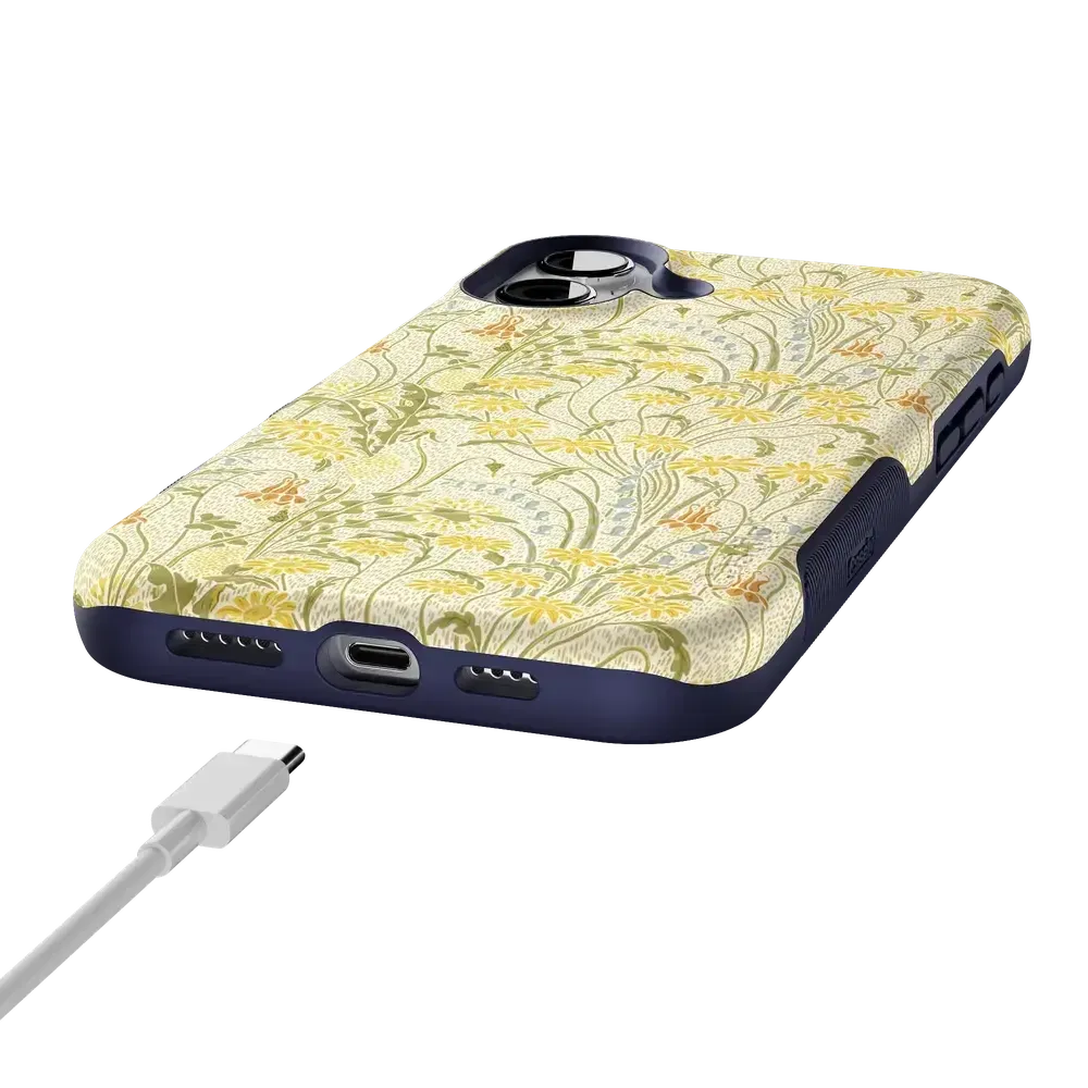 Boho Blooms | Golden Floral Case