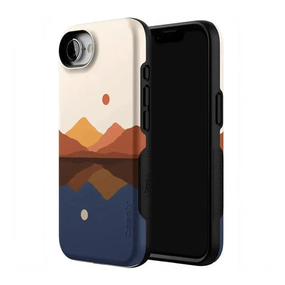 Opposites Attract | Day & Night Colorblock Mountains Case