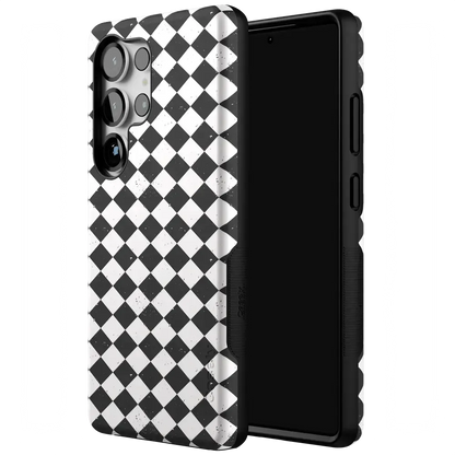 Salem's Hex | Black & White Checkered Case