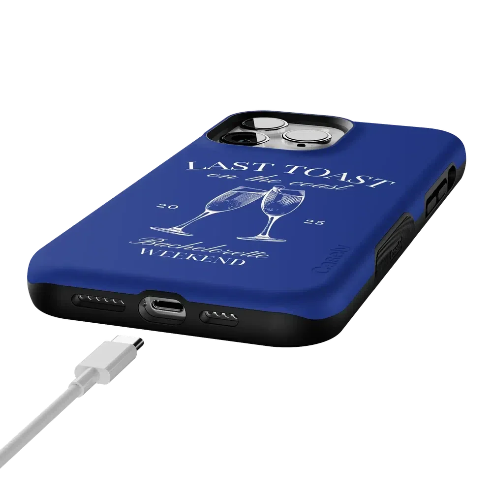 Last Toast | Blue Coastal Bachelorette Case