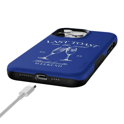 Last Toast | Blue Coastal Bachelorette Case