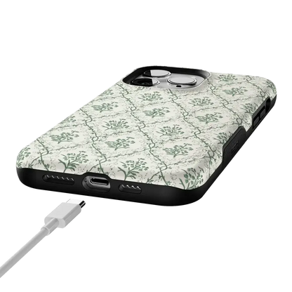 Sage Tapestry | Floral Vines Case